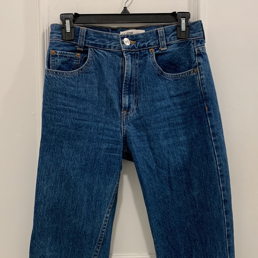 Re/Done Levi’s High Rise Ankle Fitted Jeans Size 26